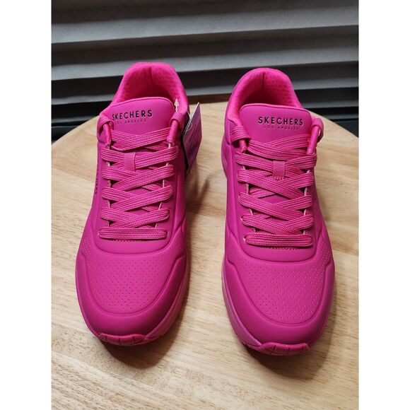 Skechers Uno “Stand On Air” Sneakers | Hot Pink | M8 / W9.5-10 | NWT - Picture 9 of 12